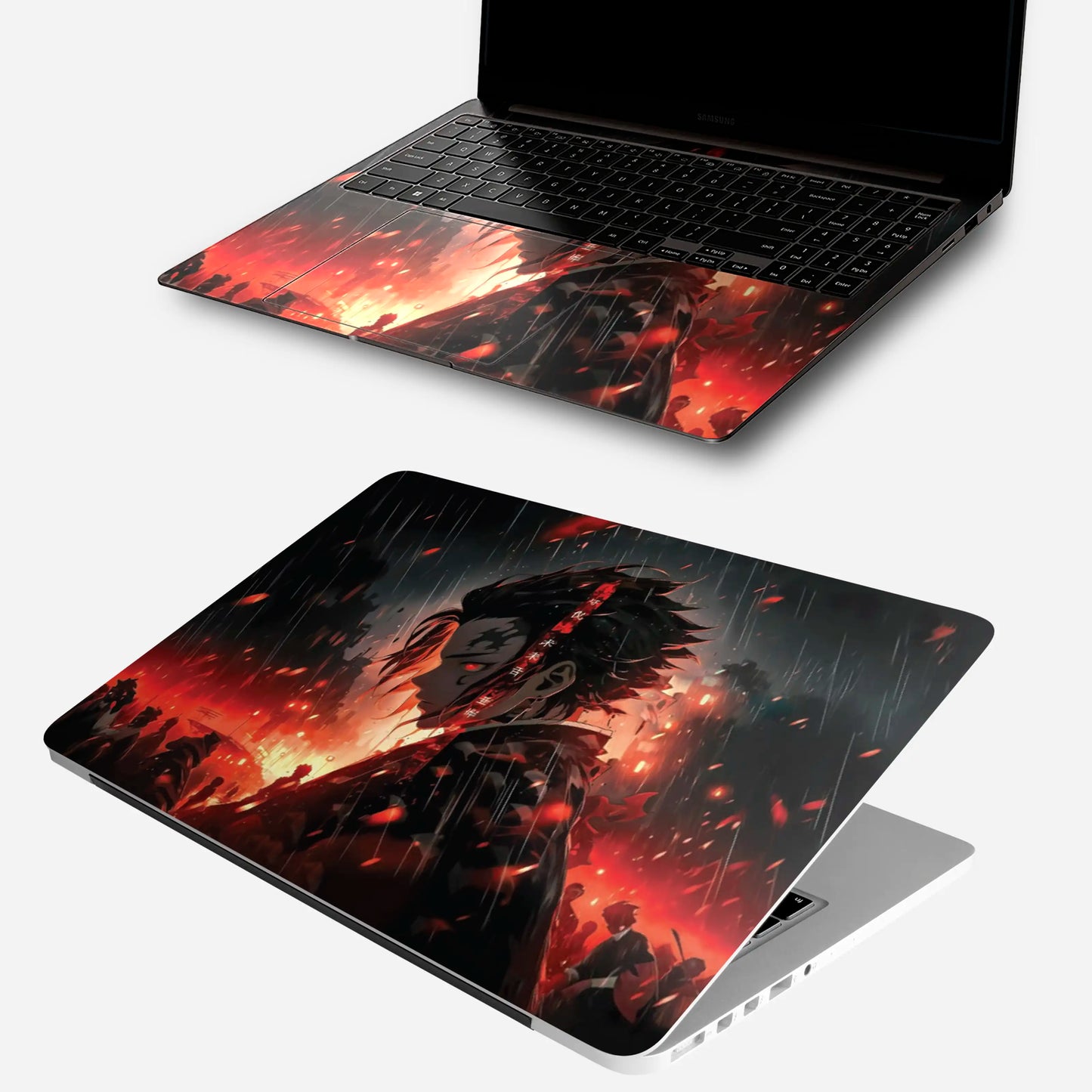 Tanjiro Dark Laptop Skin - 3D