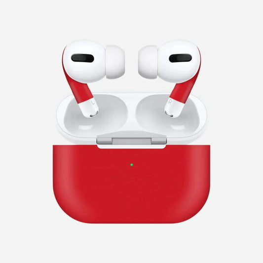 Red Wireless Earbuds Skin - Rize Plus