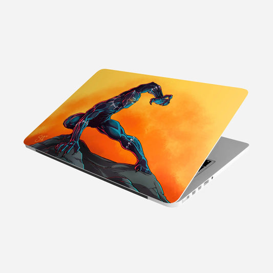 Black Panther Orange Laptop Skin - Rize Plus