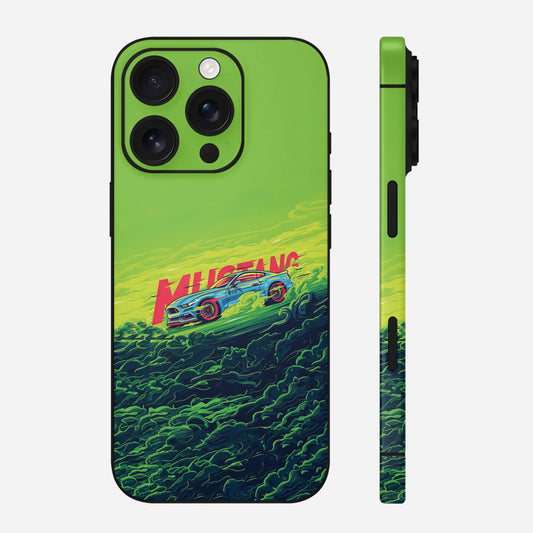 Mustang Green Mobile Skin